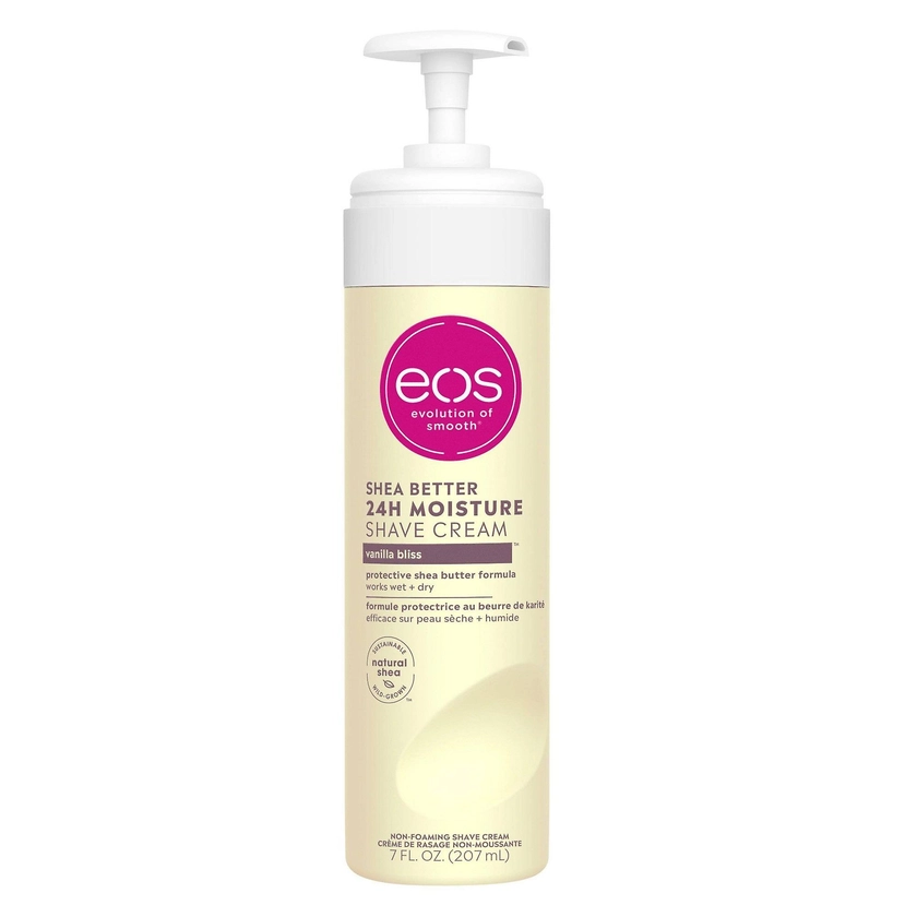 Eos shave cream, ultra moisturizing, vanilla bliss, 7 oz