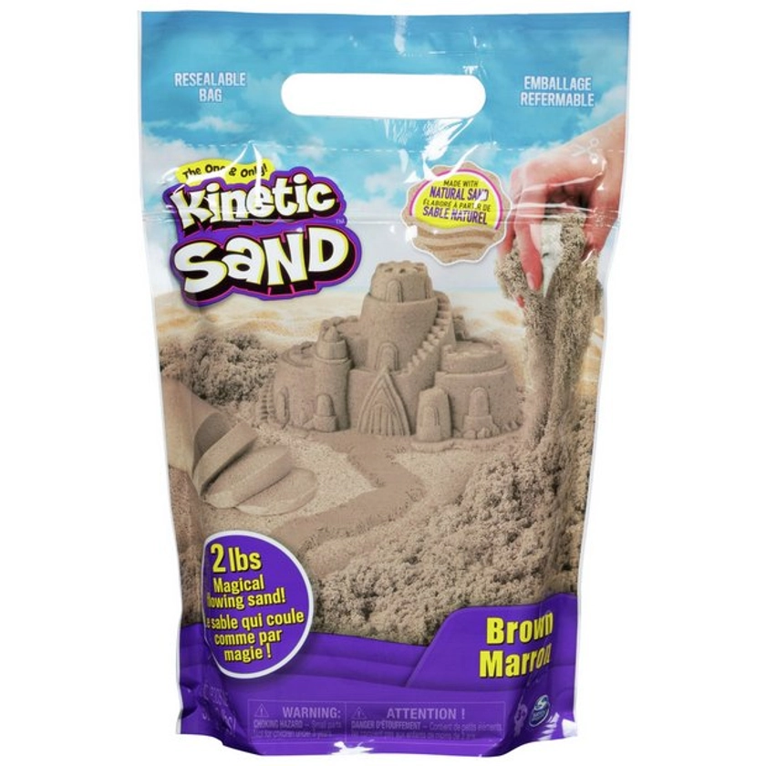 Buy Kinetic Sand Brown 907g Bag | 2 for 20 pounds on Toys | Argos