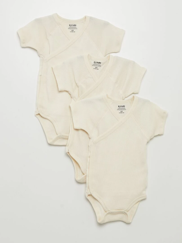 Lot de 3 bodies undyed