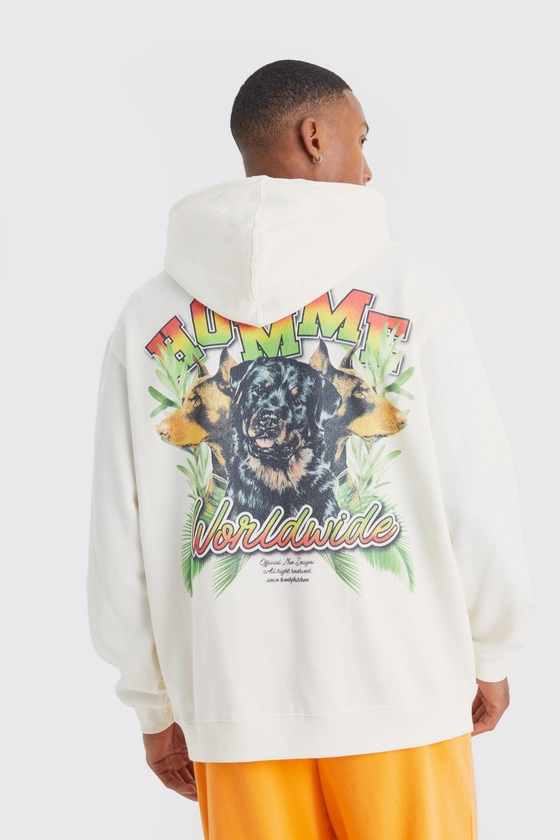 Oversized World Wide Graphic Hoodie