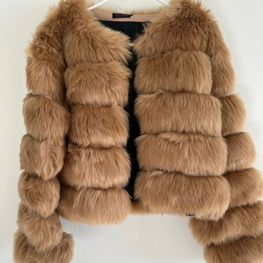 Faux Fur Coat AutumnWinter Fluffy Short Coat