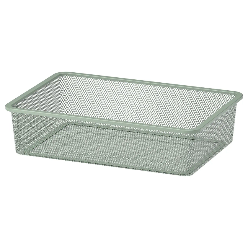 TROFAST boîte de rangement en filet, gris vert clair, 42x30x10 cm - IKEA