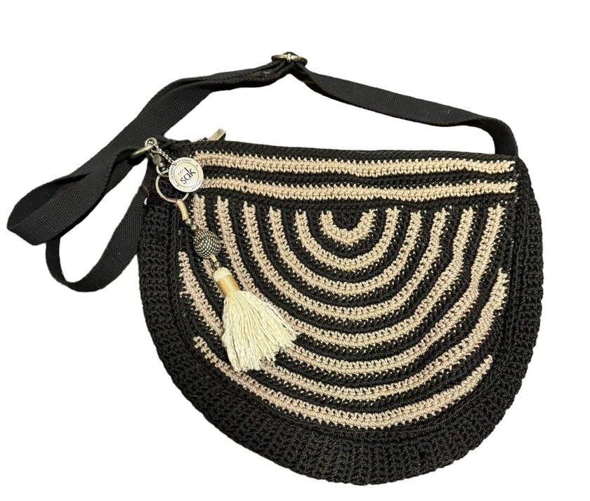 Used The Sak 30 Years of Craft Ryder Crochet Hand Bag Purse