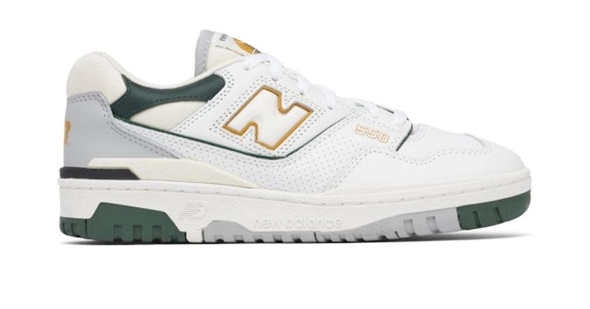 New Balance 550 White Nightwatch Green | BB550PWC | Laced