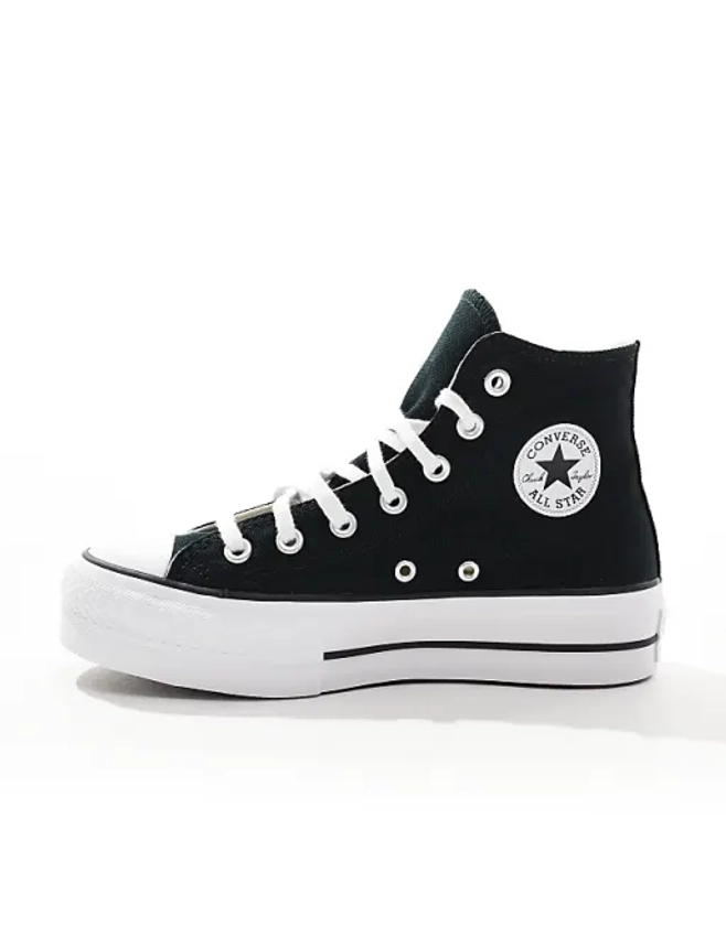 Converse - Chuck Taylor All Star Lift - Baskets montantes à semelle plateforme - Noir | ASOS