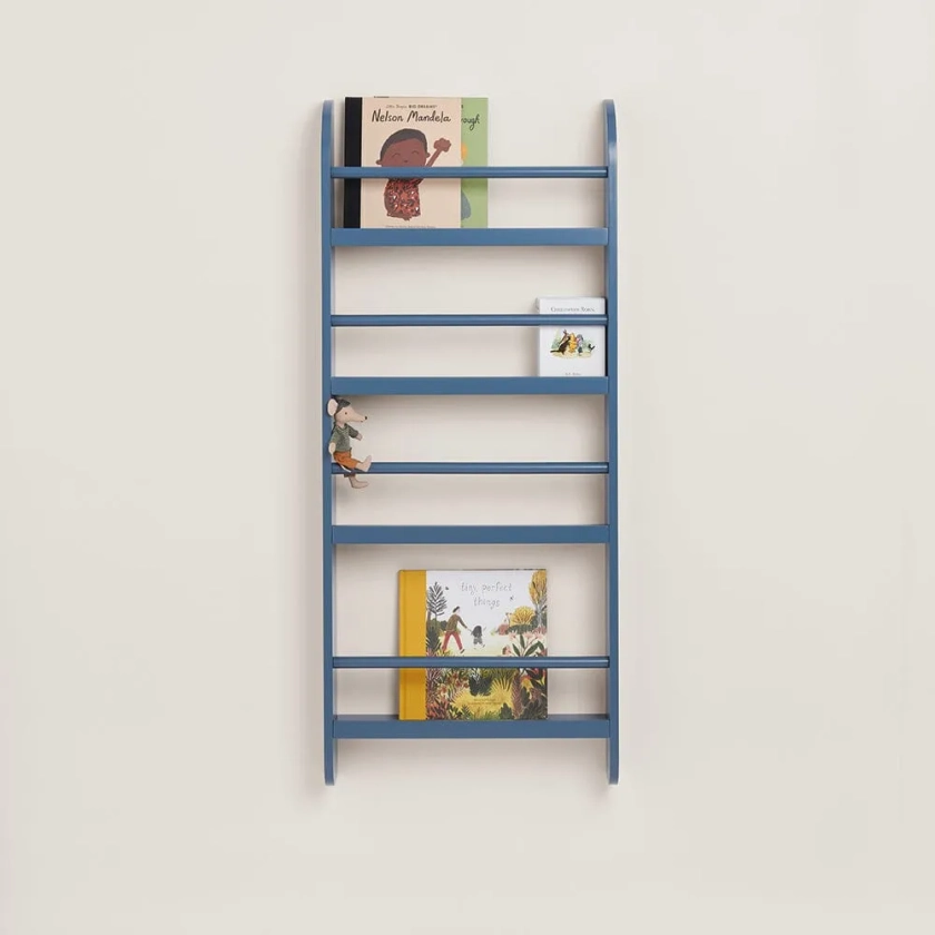 Greenaway Narrow Bookcase, Ocean BlueGreenaway Narrow Bookcase, Ocean