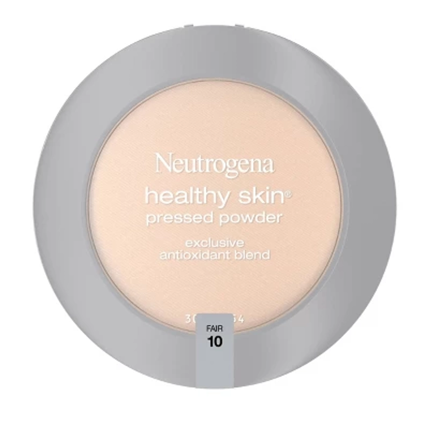 Neutrogena Healthy Skin Pressed Makeup Powder Compact with Antioxidants & Pro Vitamin B5 to Even Skin Tone - 10 Fair - 0.34oz