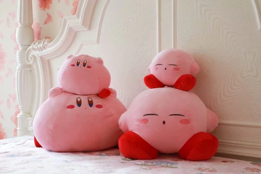 The Kirby Squad - Stuffed and Plushed Animals | Gift | Kawaii | Unique | Girlfriend | Animal Doll | Giant Stuffed Animals | XL Plush Toy