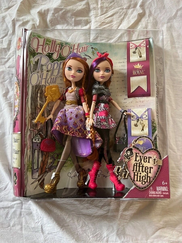Ever After High Holly O'Hair And Poppy O'Hair Doll Set New In Box