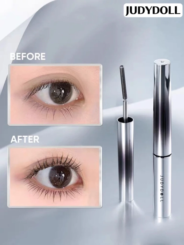 Judydoll-Mascara allongeant pour les cils, extensions de cils, cosmétiques pour les yeux, fibres inj, étanche à la transpiration, optique de curling