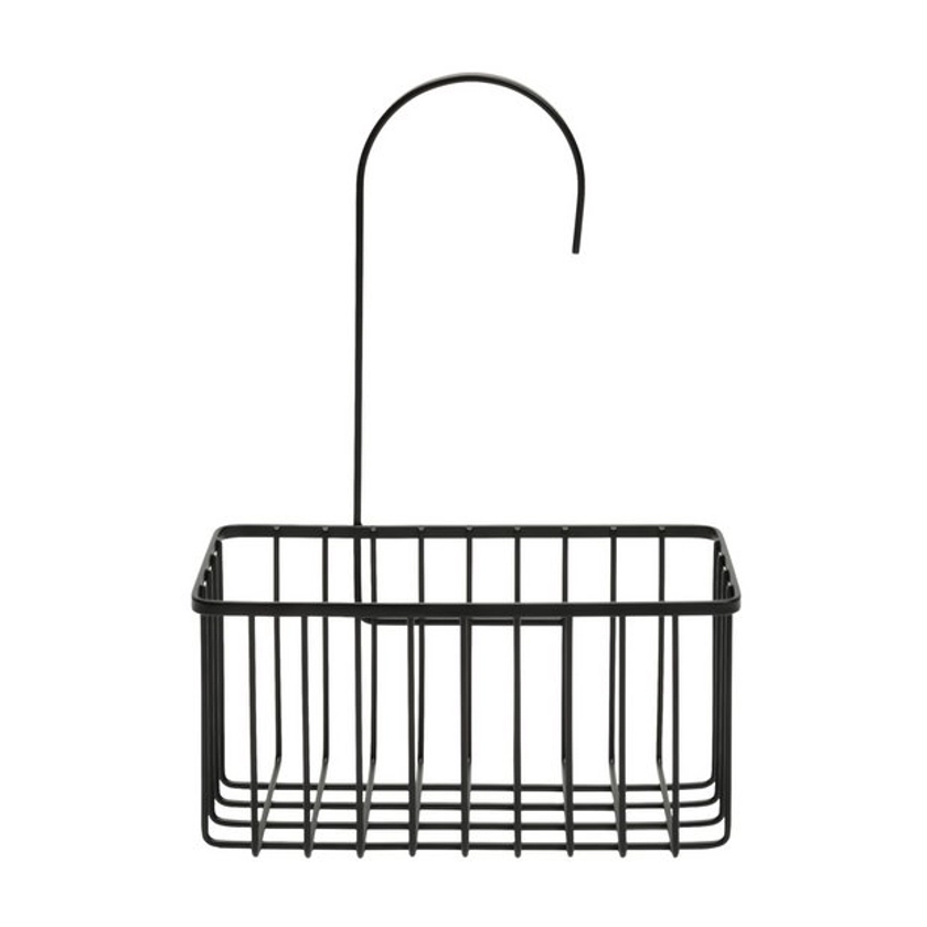 Buy Argos Home Shower Basket With Hook - Black | Storage baskets | Argos