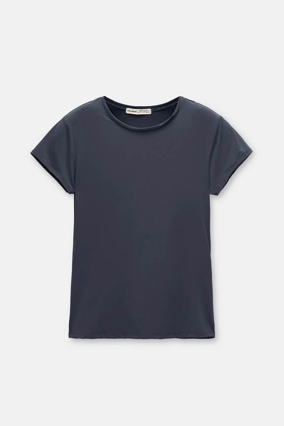 Short sleeve polyamide T-shirt - pull&bear