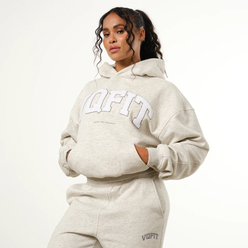 Vanquish Oat Marl VQFIT Oversized Hoodie