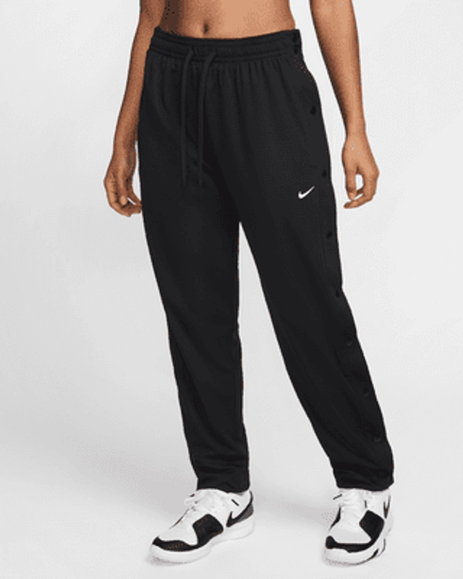 Pantalon de basket à boutons-pression Nike Dri-FIT pour femme