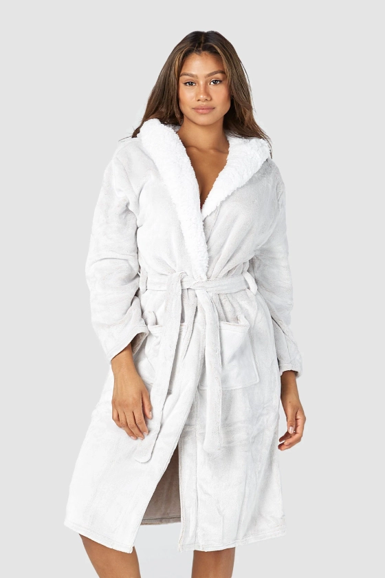 So Soft Luxury Dressing Gown - Mink