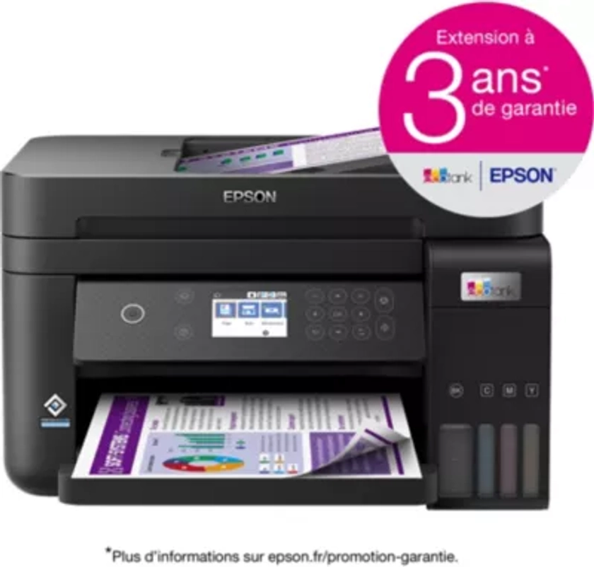 Epson ET 3850 - Imprimante Fiable et Économique pour Professionnels