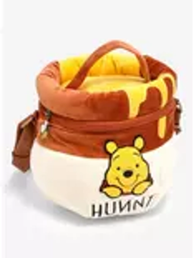 Disney Winnie The Pooh Honey Pot Figural Plush Crossbody Bag | Her Universe