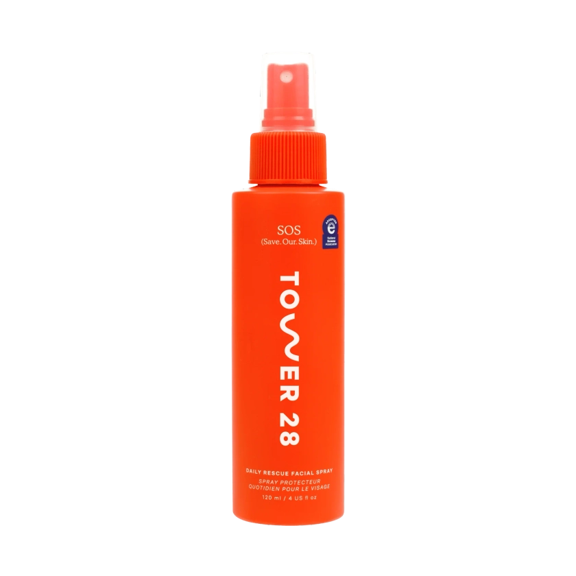 SOS Daily Rescue Facial Spray with Hypochlorous Acid | Tower 28 Beauty