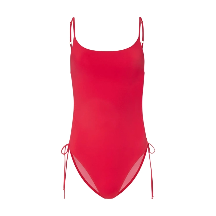 Alma Deia - Maillot de Bain 1 Pièce Noué et Froncé - Rouge | Smallable