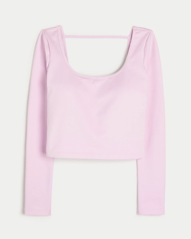 Women's Gilly Hicks Active Recharge Long-Sleeve Top | Women's Clearance | HollisterCo.com