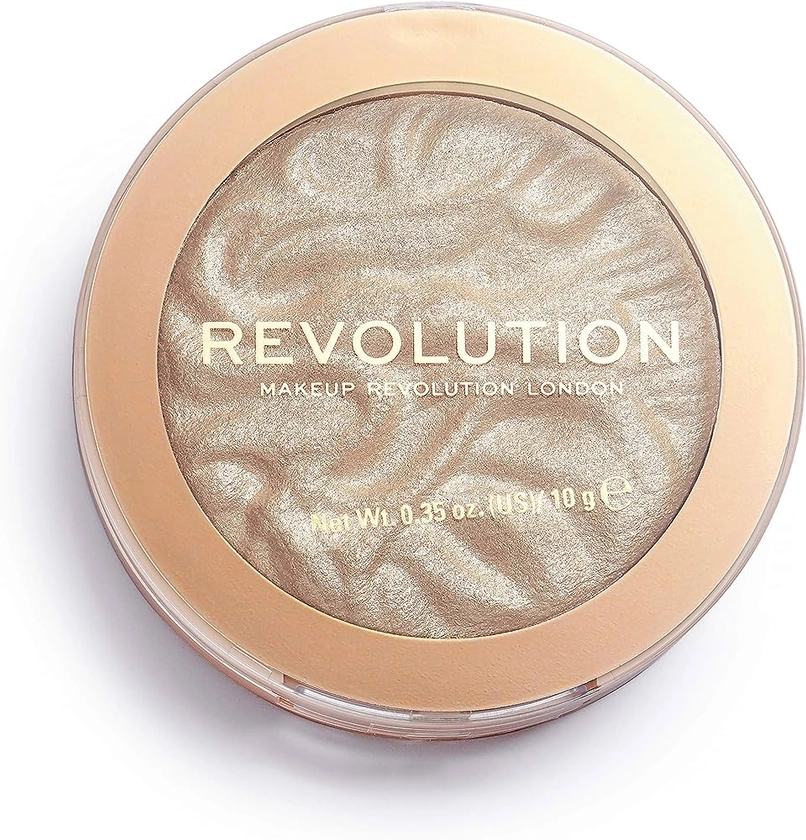 Makeup Revolution Highlight Reloaded, Highly Pigmented, Shimmer Glow Finish Face Makeup, Just My Type, 6,5g