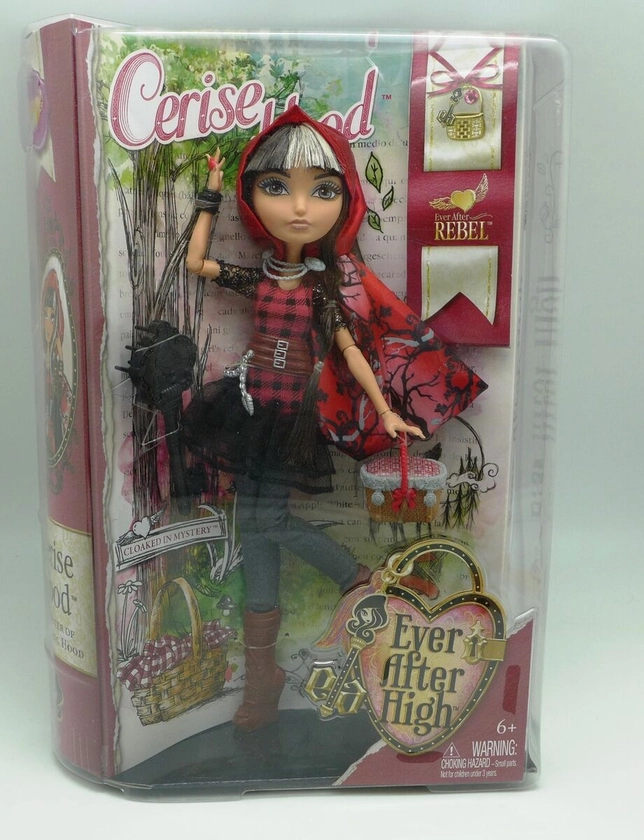 MINT NRFB Ever After High First Chapter Cerise Hood Doll Mattel
