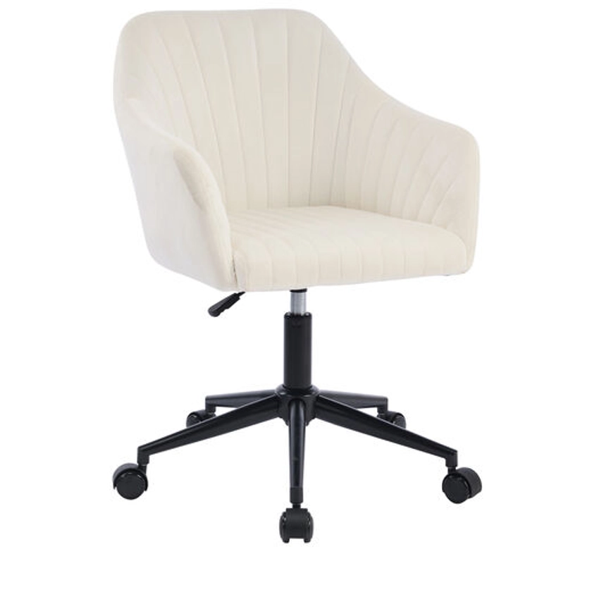 Gorilla Office - Bridget Velvet Chair White