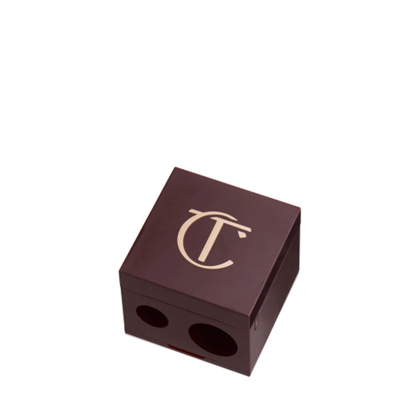 PENCIL SHARPENER - ROSE GOLD & NIGHT CRIMSON