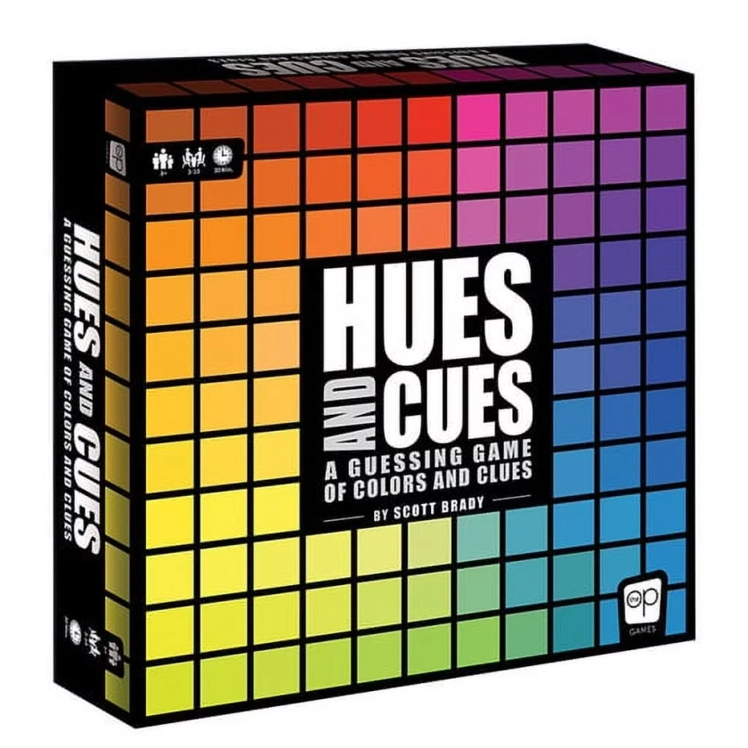 Hues and Cues - vibrant color guessing board game for 3-10 Players Ages 8+, connect clues and guess