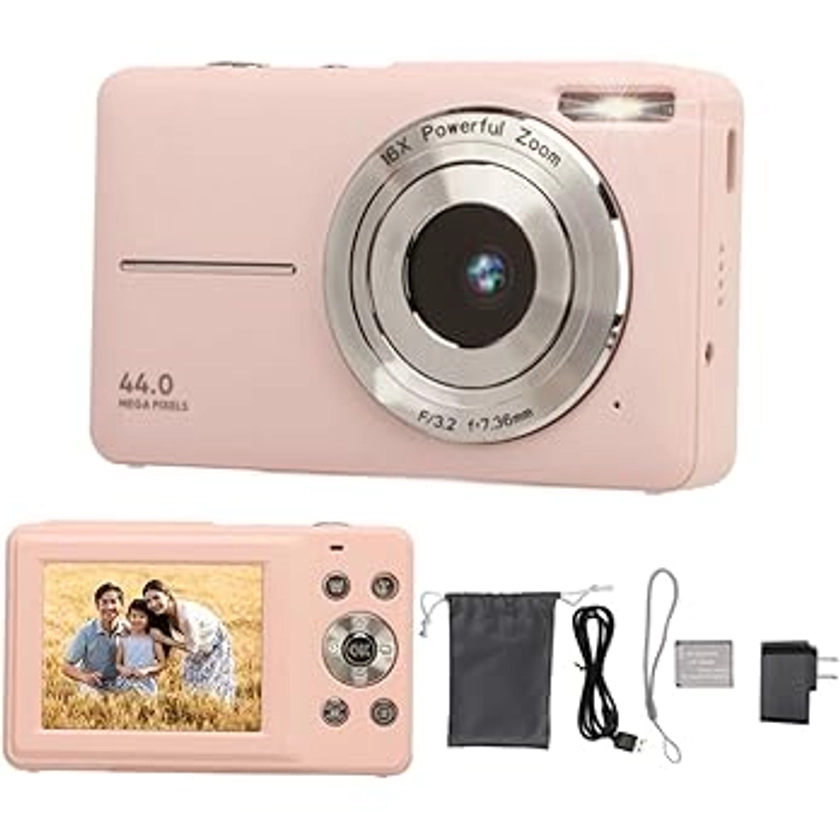 Amazon Canada: FHD 1080P Camera, Digital Point and Shoot Camera, HD 1080P 44M 16X Zoom Autofocus 2.4 Inch IPS Screen Portable Pocket Digital Camera