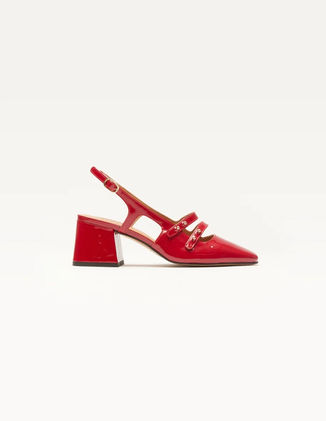 Escarpins Soline - Cuir verni rouge