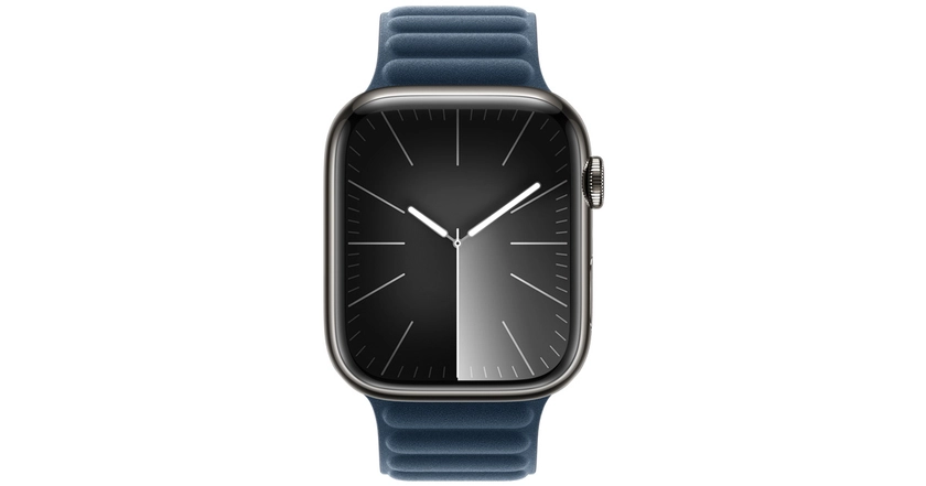 Acheter un modèle Apple Watch Series 9 GPS, Boîtier en aluminium argent de 41 mm, Bracelet Sport lumière stellaire - S/M