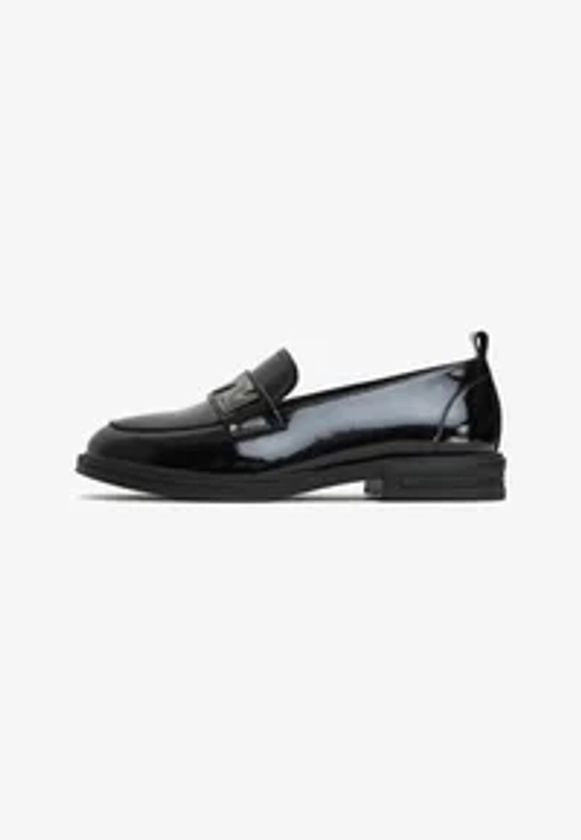 Cesare Gaspari BLOCK HEELS LOAFERS - Mocassins - black/noir - ZALANDO.FR