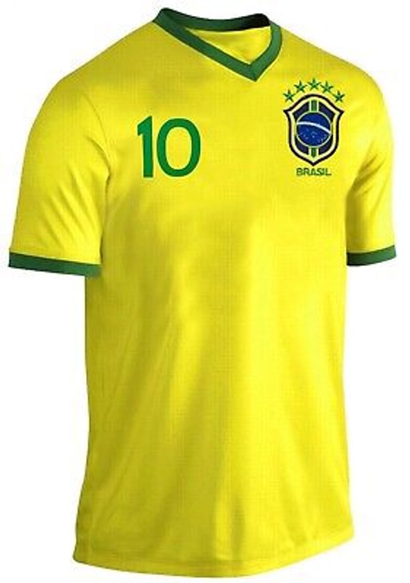 Brasilien Trikot Fußball Fan Trikot Gelb | eBay