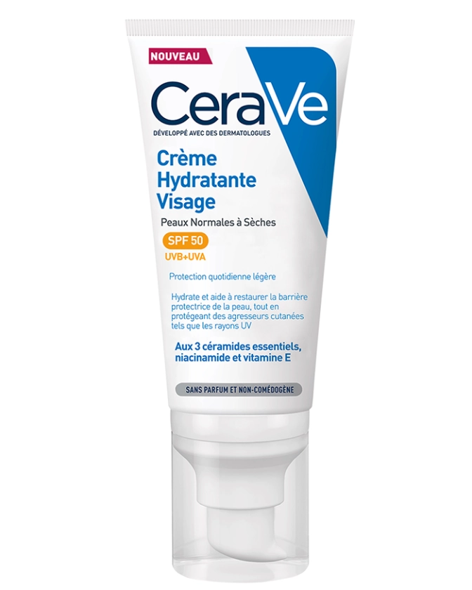 Crème Hydratante Visage SPF50 | Soin | CeraVe