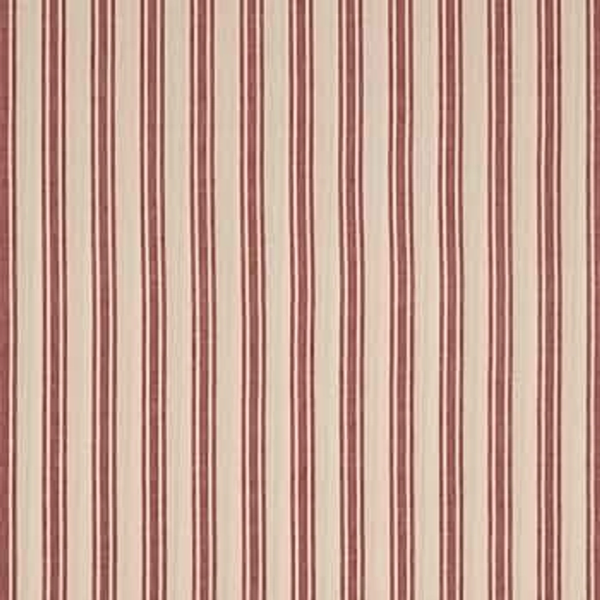 Hobby Lobby Red & White Classic Striped Cotton Calico Fabric -1 Yard Piece