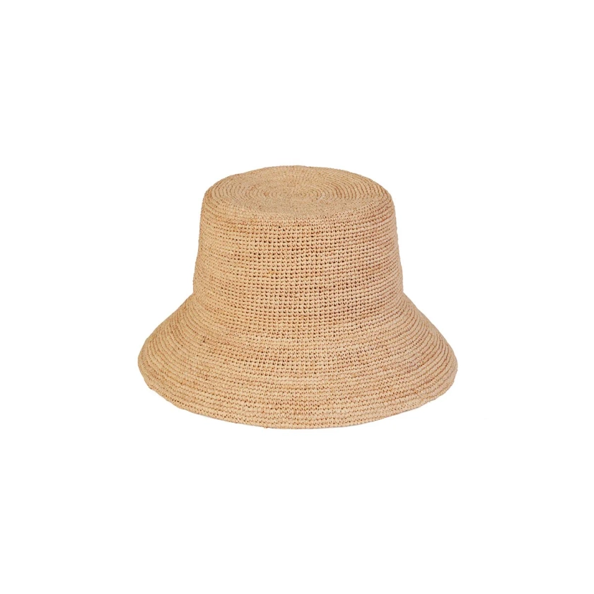 The Inca Bucket - Straw Bucket Hat in Natural | Lack of Color US