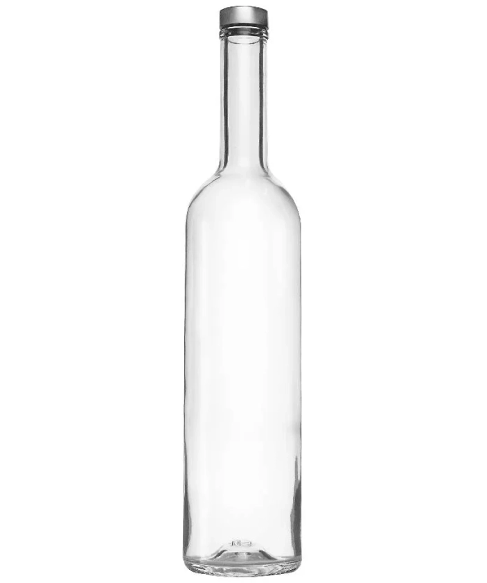 Butelka szklana z zakrętką (GPI) TUBE 700ml, okrągła