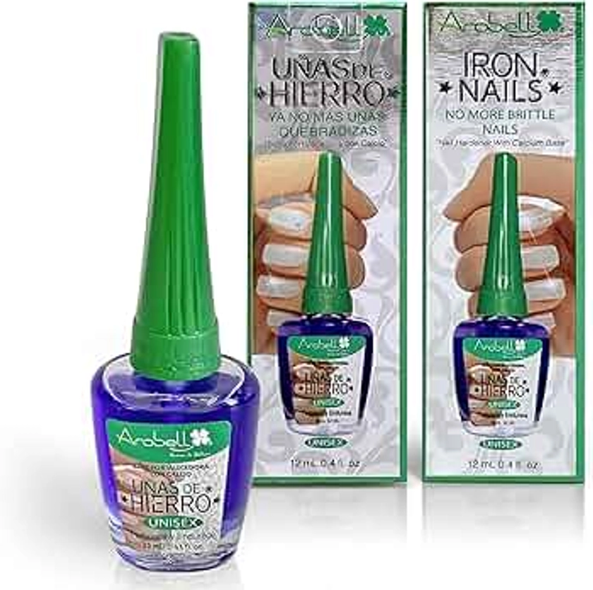 Nail Strengthener – Original Iron Nails Nail Hardener – Nail Strengthener for Damaged Nails, Brittle and Thin Nails – Clear Nail Polish Strengthener for Nail Growth and Protection