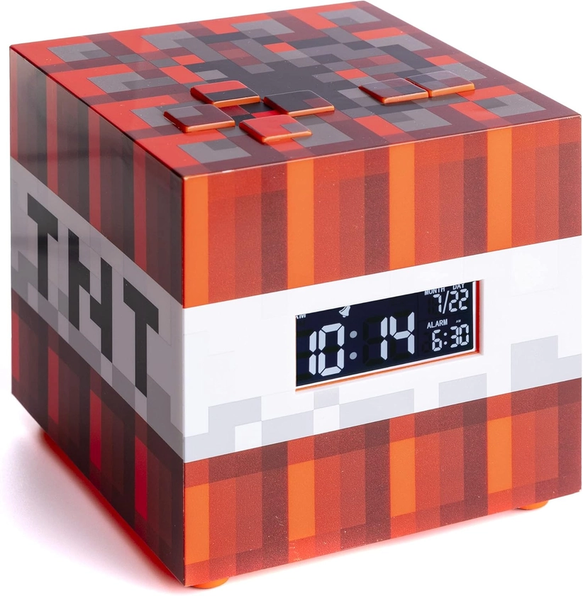 Paladone Minecraft TNT Alarm Clock | Officially Licensed Merchandise – BigaMart