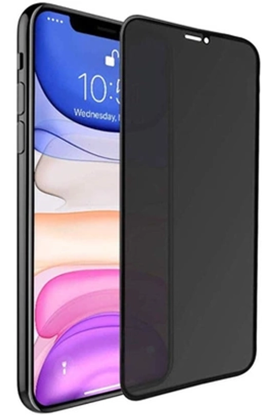 Protection d'écran pour smartphone CABLING ® Protection Écran Compatible avec iPhone 11 et iPhone XR 6,1, Film de Protection en Verre Trempé, Anti-Espion, | Darty