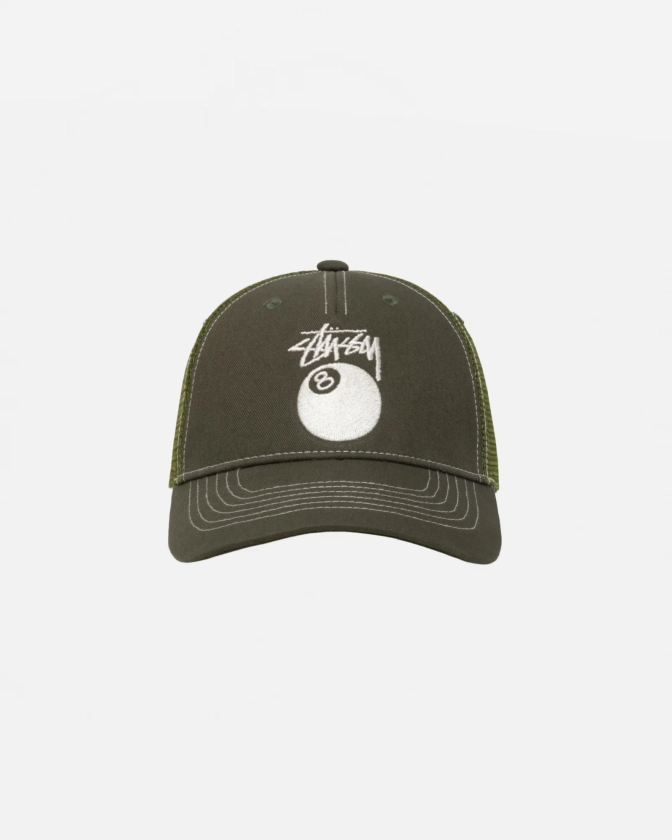 Low Pro Trucker 8 Ball Snapback in forest – Stüssy UK