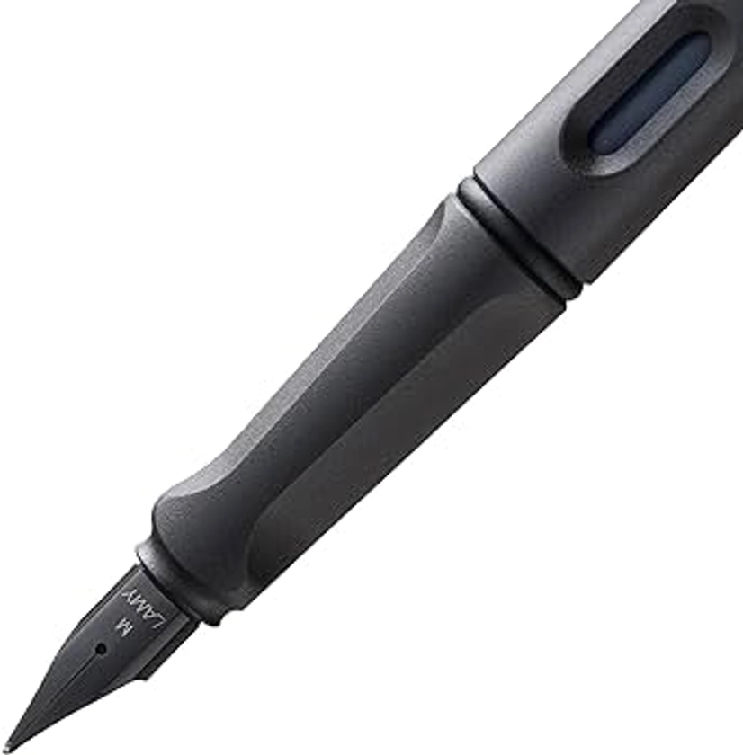 Lamy Safari Fountain Pen - Elegant Design Cool Pens, Best Pens For Smooth Writing, Journaling, and Calligraphy - Charcoal Medium Point Pen