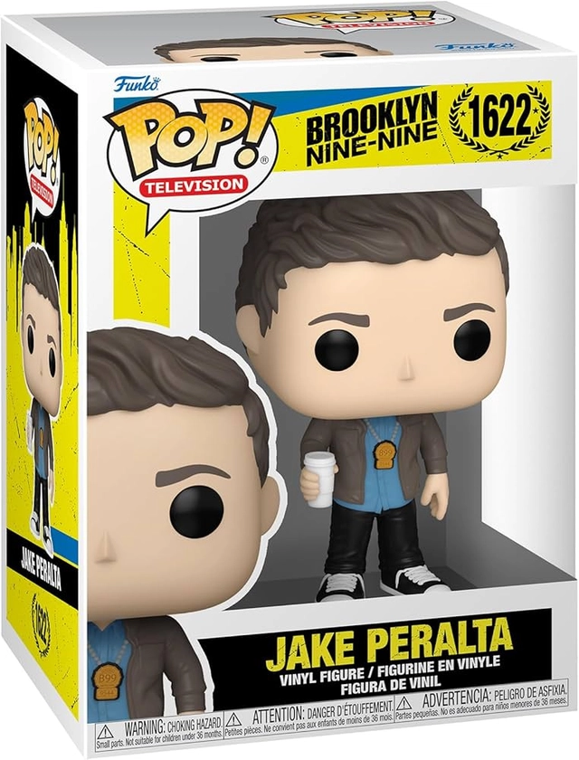 Funko POP TV: Brooklyn Nine-Nine- Jake w/bagel - Collectable Vinyl Figure - Gift Idea - Official Merchandise - Toys for Kids & Adults - TV Fans