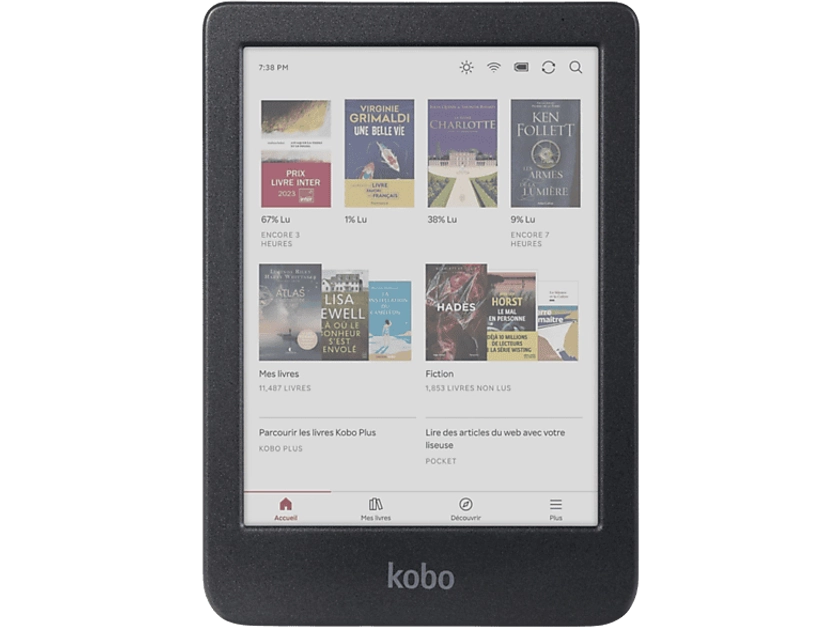 KOBO E-Reader Clara Colour | Zwart