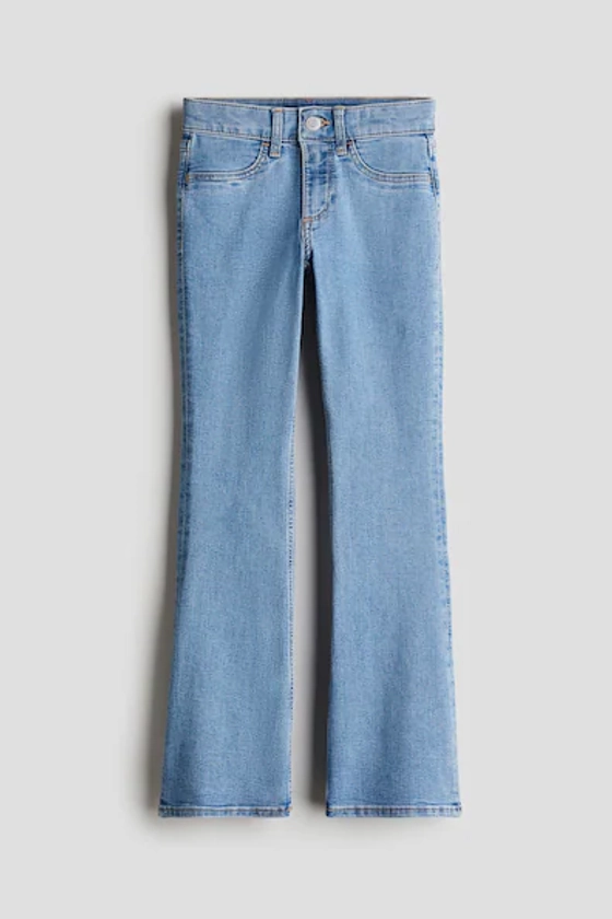 Flared Leg Low Jeans