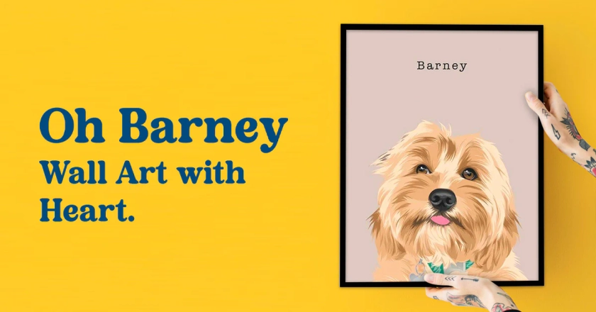 Oh Barney Pet Portraits | Custom Pet Portraits Australia