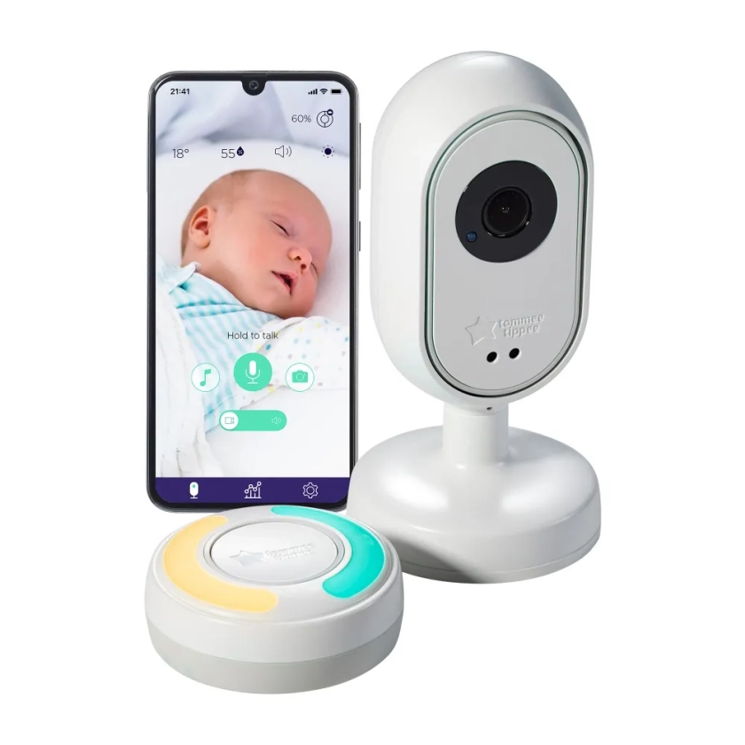 Tommee Tippee Dreamsense Smart Baby Monitor With Intelligent Parent Pod | Tommee Tippee Baby Monitors | Baby Bunting AU