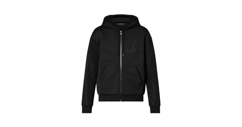 Products by Louis Vuitton: Hybrid Zipped Technical Cotton Hoodie