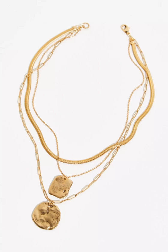 Free People Oversized Coin Necklace